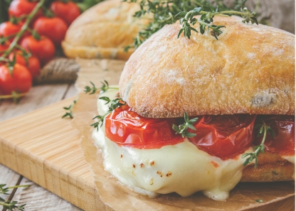 Caprese on Ciabatta 