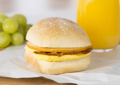 Applewood Bacon, Egg, & Gouda on Ciabatta