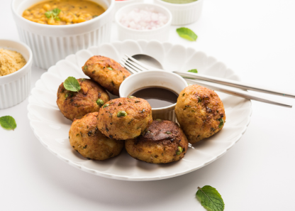 Aloo Akhrot Tikki