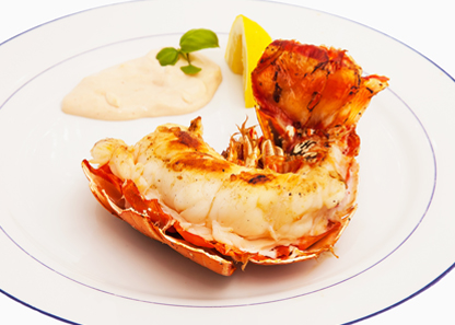 Half Lobster with Oil