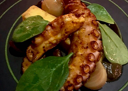 Octopus with Polenta