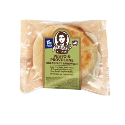 Pesto & Provolone Breakfast Sandwich