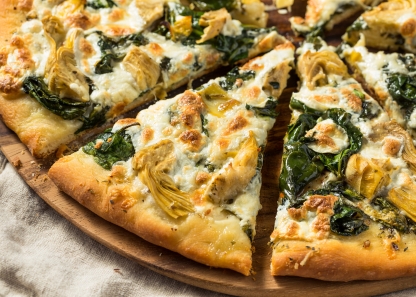 Spinach Artichoke Flatbread