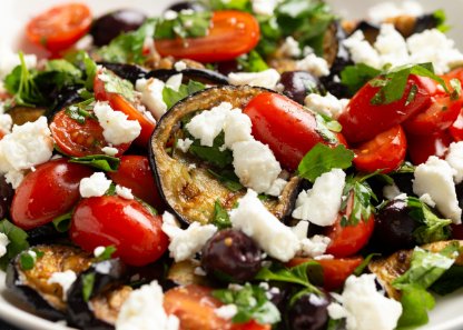 Vegetables with Feta Cheese