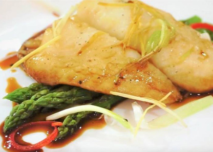 Fish en Papillote with Chinese Soy Sauce