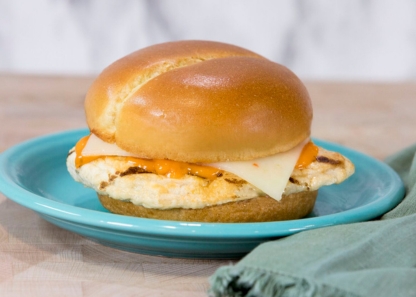Buffalo Chicken on Brioche