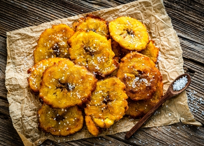 Tostones with Cinnamon & Sugar