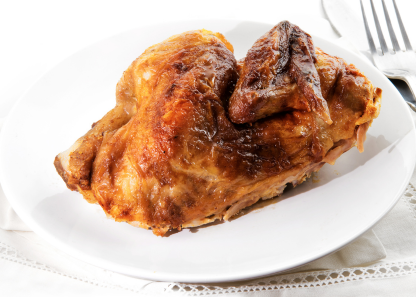 Half Chicken in Paper Bag