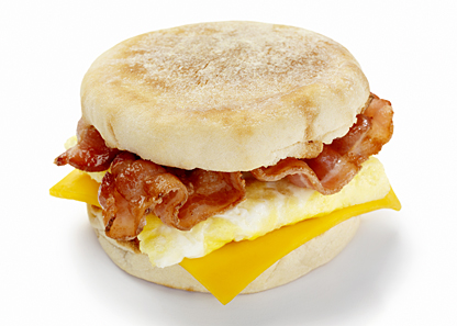Breakfast Sandwich English Style Muffin