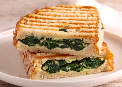 Spinach Artichoke Grilled Cheese 